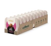 CoffeeB Café Royal Lungo Forte - Capsules de café compostables, 10x9 unités, compatibles avec les machines CoffeeB, aux notes de cacao, caramel et poivre