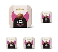 CoffeeB Café Royal Lungo Forte - Capsules de café compostables, 9 unités, compatibles avec les machines CoffeeB, aux notes de cacao, caramel et poivre (Lot de 5)