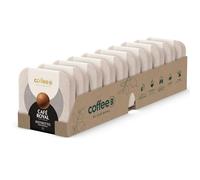 CoffeeB Café Royal Ristretto - Capsules de café compostables, 10x9 unités, compatibles avec les machines CoffeeB, aux notes de barrique, réglisse et amande fumée