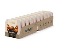 CoffeeB Caramel - Capsules de café compostables avec arôme de caramel, 10 x 9 unités, compatibles avec les machines CoffeeB