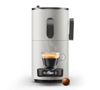 CoffeeB Machine à café Horizon grise, 19 bars de pression, arrêt automatique, mode économie d’énergie, taille de tasse programmable - système à capsule sans capsule
