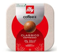 CoffeeB x illy Café Italien Classico Espresso - Boules de café pour machines CoffeeB, 100% Arabica - le système à capsule sans capsule (x9)