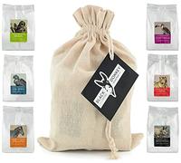 COFFEES OF THE WORLD | Pack Gourmet Café en Grains 600g (6 x 100g) | 6 Meilleurs Cafés d'Origine Unique | Idée Cadeau pour Elle et Lui