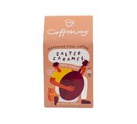 Coffeeway Café moulu aromatisé au caramel salé, 1600 g (8 x 200 g)
