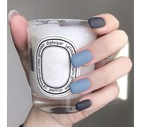 Coffin False Nails Long Matte Fake Nails Square Ballerina Stick on Nails Acrylic Full Cover Press on Nails 24pcs for Women and Girls