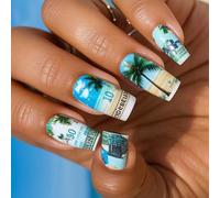 COFFIN Faux Ongles Presse Sur Les Fausses Artificielles Noix De Conceptions Arbre