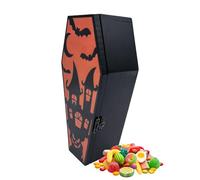 Coffin Treats Boxing - Halloween Candy Bowl Board Coffin | Conteneur de nourriture Décoration de vie - Pour les collations de bijoux Cake Chocolate Popcorn Creepy Shelf Shelf Bar Party Carnival