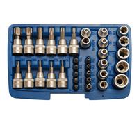 Coffre 34 Pz Buss.3/8 + Ins.Torx Trou - Code Bgs5021 FBGS5021 BGS Atelier