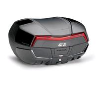 Coffre 58L, Noir Poli, Monokey, Peut Hôte 2 Casques Modulaires - GIVI V58NNB