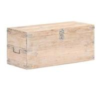 Bois d'Acacia Solide Coffre 90x40x40 cm Banc d’Entrée Boîte Rangement vidaXL