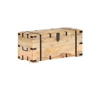Coffre 90x40x40 cm Bois solide de manguier
