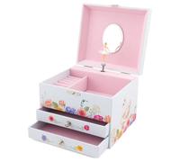 Coffre à bijoux musical ballerine blanc TU