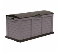 Coffre À Coussin Jumbo 141,5x61,5x68 Gris Boîte De Rangement Jardin Terrasse
