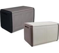 Coffre à coussins VDP Coffre de jardin Coffre à coussins Coffre de jardin polyvalent 130/230/330 litres, Couleur et Taille:anthracite L=230l