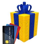Coffre à Énigme Argent Boîte de Rangement Carte 3D Assemblage Puzzle | Blague Réutilisable Pile de Billets Mallette pour , Anniversaire, Fête, Noël, Quête, Homme, Enfant,