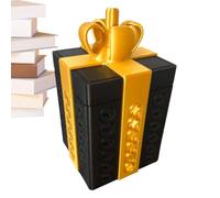 Coffre à Énigme Argent Rangement Carte Postale Impression 3D Réutilisable | Farce Réutilisable pour Cadeau Anniversaire, Fête, Noël, Quête, Adulte, , Homme, Femme, Enfant, Adulte, , Anniversaire,