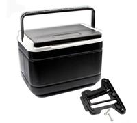 Coffre à glace isotherme en ABS pour chariot de golf Noir | Compatible avec les modèles Precedent, Tempo, Onward; 2 places uniquement; garde les boissons froides longtemps; prêt pour la