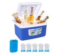 Coffre À Glace - Rangement Portable Et Réutilisable Étanche | Refroidisseur De Nourriture Stockage De Camping-pour Hommes Femmes Déjeuner Collation Boisson Fruits Voyage en Plein Air Pique-Nique P