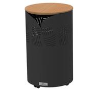 Coffre à granulés rond Essentiel avec couvercle bambou