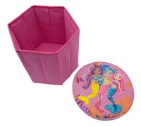 Coffre à jouets avec couvercle Disney - Mermaids