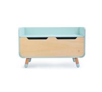 Hape 2 In 1 Toy Chest Construction Games Bleu Enfants