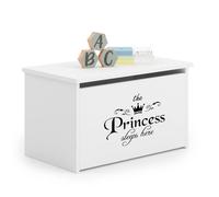 Coffre à jouets Diane écriture princesse
