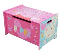 Arditex Banc coffre en bois Peppa Pig 62,5 x 40 x 37 cm Rose – Pour ranger jouets