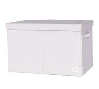 3 Sprouts - Coffre à Jouets Enfant - Boîte de Rangement Idéale pour Chambre et Salle de Jeux - Gris