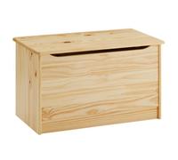 IDIMEX Coffre à Jouets Hannah Coffre de Rangement Malle rectangulaire avec abattant, en pin Massif recouvert d'un Vernis Naturel