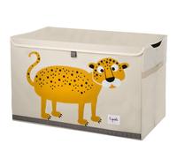 Coffre à jouets léopard jaune TU