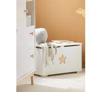 Coffre à jouets LIGNE GRANDE OURSE blanc / bois TU