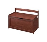 VEVOR Coffre à Jouets 83x45,5x60,9 cm, Boîte de Rangement pour Enfants en Bois, avec Couvercle Rabattable et Charnière de Sécurité, Meuble de Rangement pour Salle de Jeux Salon Entrée Maison