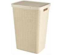 Curver Coffre à linge Jute 58 L 43 x 34 x 60 cm Beige 08093-885
