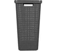 CURVER JUTE 58L Coffre a linge 43 x 34 x 60 cm, gris foncé 08093-G44