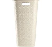 CURVER SOFTEX 56L Coffre a linge 34 x 43,8 x 59,9 cm, beige 00571-Z67