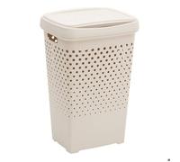 Paris Prix Coffre à linge Tila ajouré 70 L H.65 cm Argile