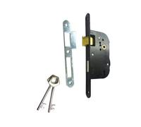 Coffre à mortaiser 4 gorges Clé L Noir axe 40 - avec gâche - 290500-02-11