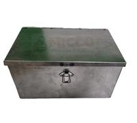 Coffre À Outils 300X200X150MM Acier Fer Tractoriste Chariot Élévateur Excavateur
