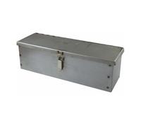 Coffre a outils acier brut (non peint) 420 x 130 x 130 mm ép. 10/10