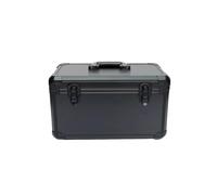 Coffre à outils Boîte à outils de quincaillerie domestique boîte réparation multifonctionnelle noire instruments portative modèle d'avion Rangement