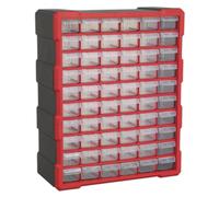 Sealey Apdc60R Cabinet Box 60 Drawer - Red/Black