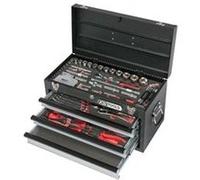 KS Tools Coffre à outils ULTIMATE 922.0100 - équipé, 3 tiroirs et plateau - 114 pièces - Noir