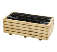 Coffre À Plantes Ella 100 Cm En Bois 100 X 40 X 40 Cm