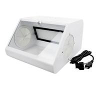 Coffre à poussière de laboratoire dentaire, cabine de sablage modulaire, avec LED et filtres, collecteur de poussière de protection de sablage, extracteur de poussière sous vide