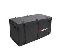 Coffre arrière Wisamic pour attelage de remorque Sac à Bagages arrière Extensible de Voiture : Sac de Transport étanche 118x61x58cm (417 litres), bâche PVC 500 x 500 D