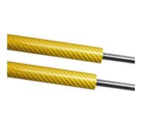 Coffre Ascenseur Barre de Support Pour Chrysler Pour Town & Country Voyager IV Van 2000-2008 Barres De Ressort De Jambe De Force Hydraulique De Coffre Arrière(Yellow carbon fiber)
