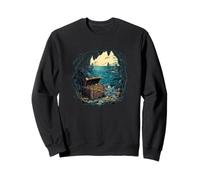 Coffre au trésor de pirate classique avec secrets enfouis Sweatshirt