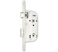Coffre axe 40 NF métalux Bec de cane condamnable droite aspect inox EURO-ELZETT - sans gache réversible - G841X0D7K4