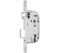 Coffre axe 40 NF métalux clé L droite aspect inox variure 5 EURO-ELZETT - sans gache réversible - G840XOD7K4