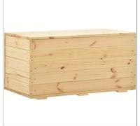 Coffre Banc en Bois de Pin Peindre Naturel 100x40x43 CM 051 V